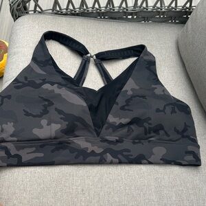 ZYIA sports bra camo print